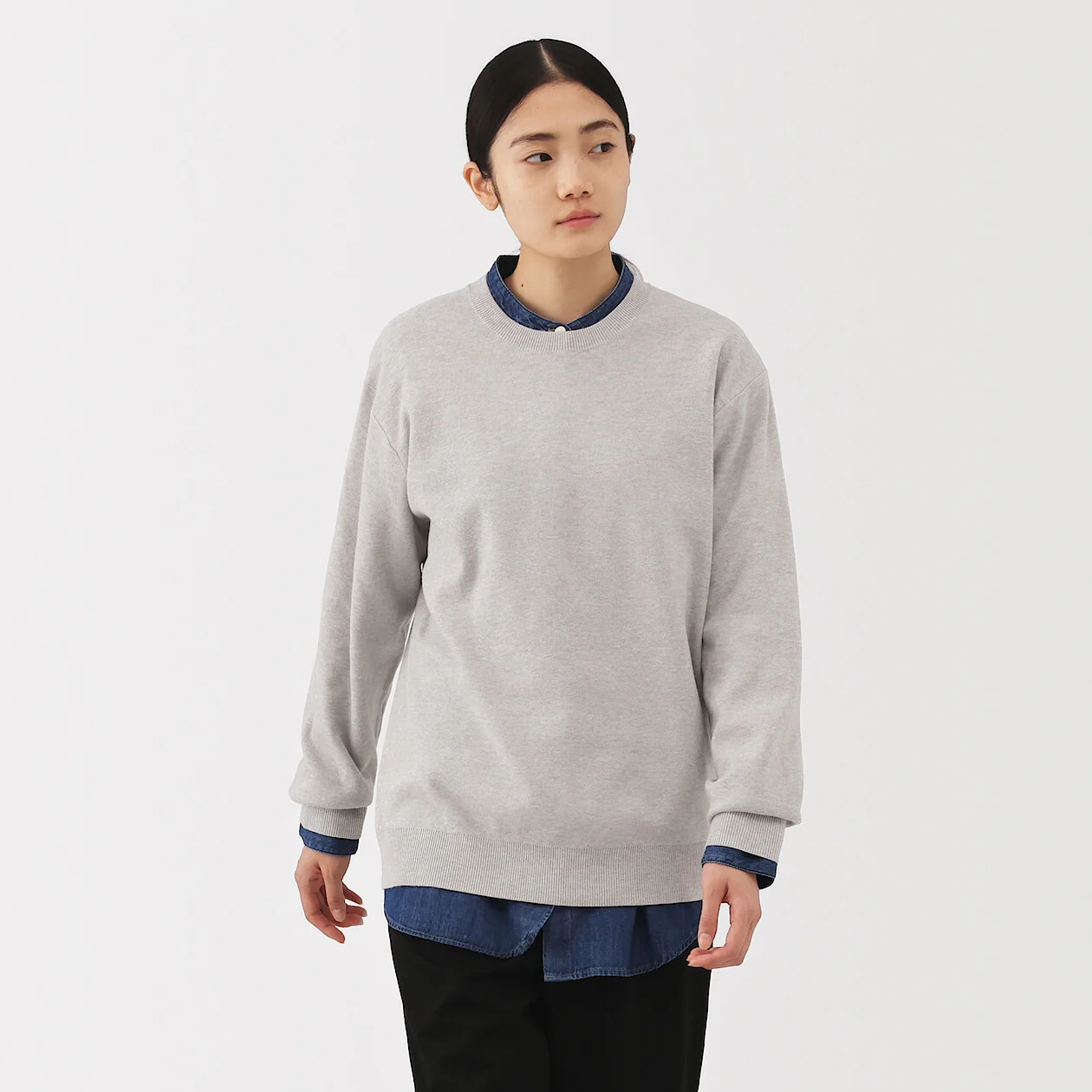 Washable Ribbed Milano Crewneck Sweater - Image 11