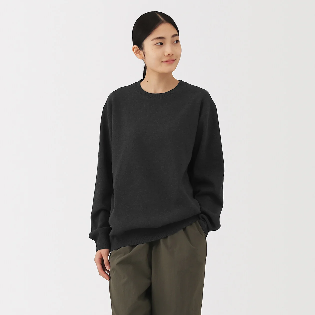 Washable Ribbed Milano Crewneck Sweater - Image 2