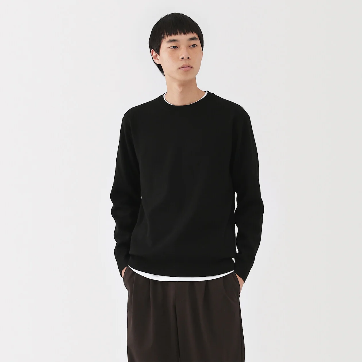 Washable Ribbed Milano Crewneck Sweater - Image 6