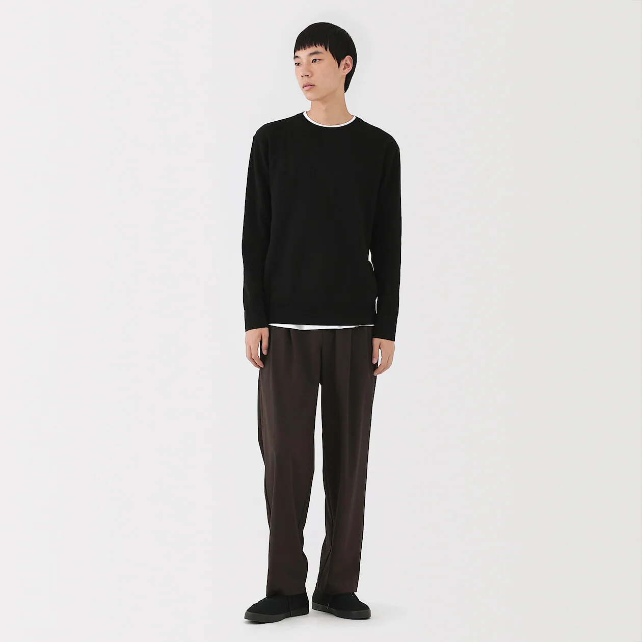 Washable Ribbed Milano Crewneck Sweater - Image 7