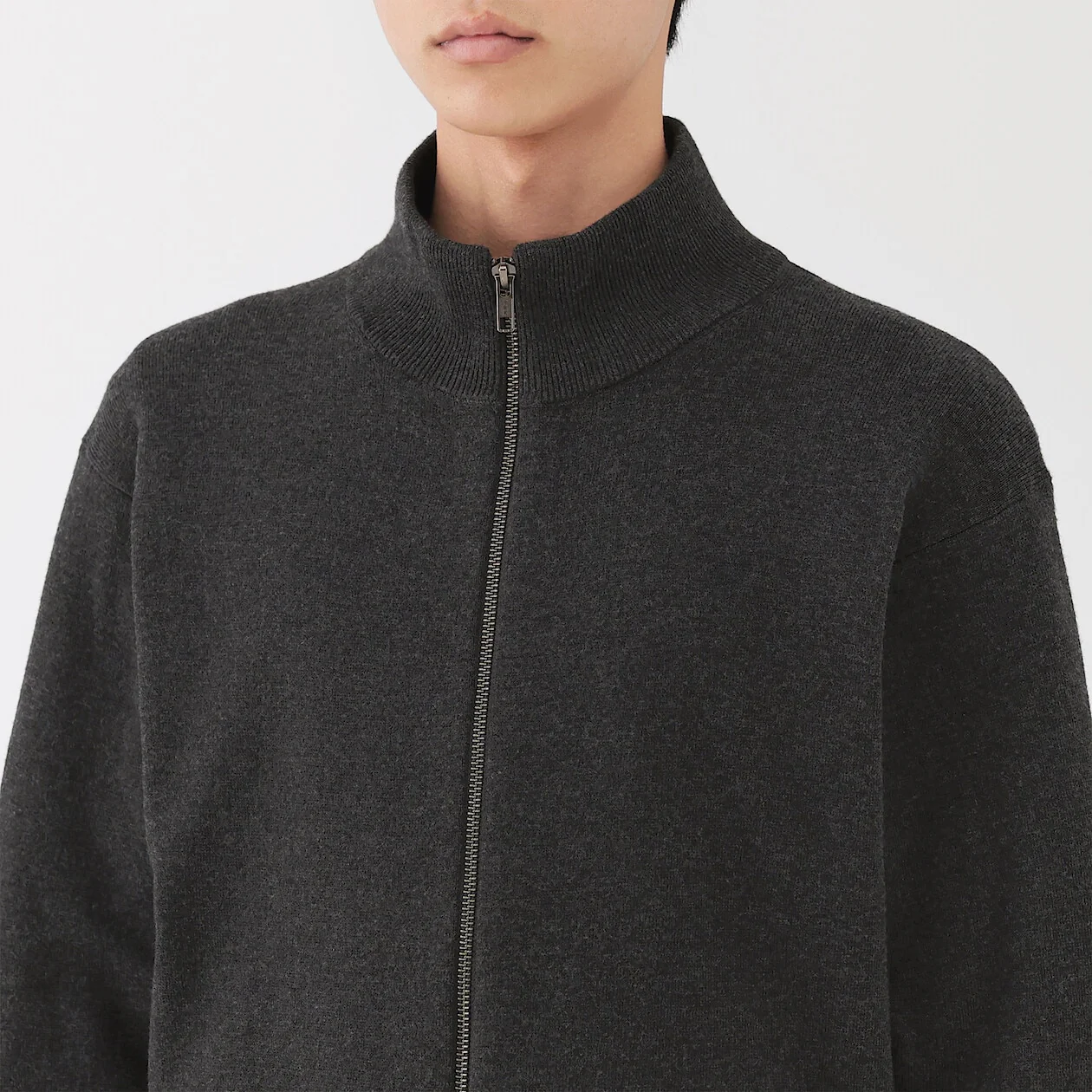 Washable Ribbed Milano Zip-Up Cardigan - Image 11