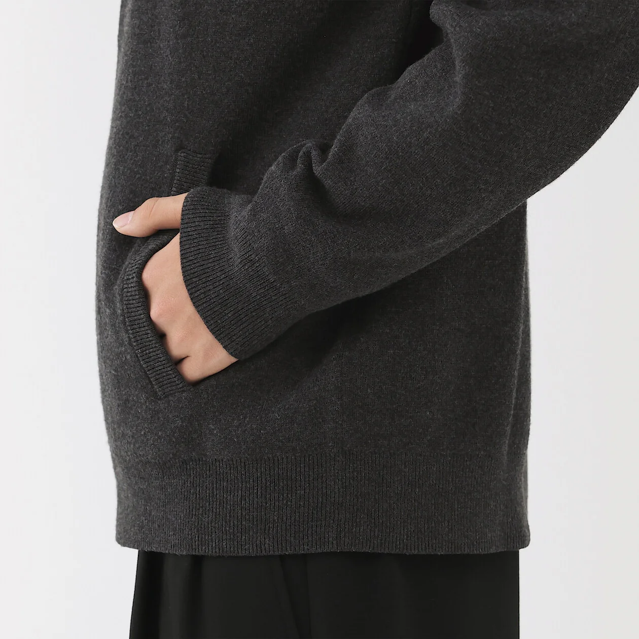 Washable Ribbed Milano Zip-Up Cardigan - Image 12