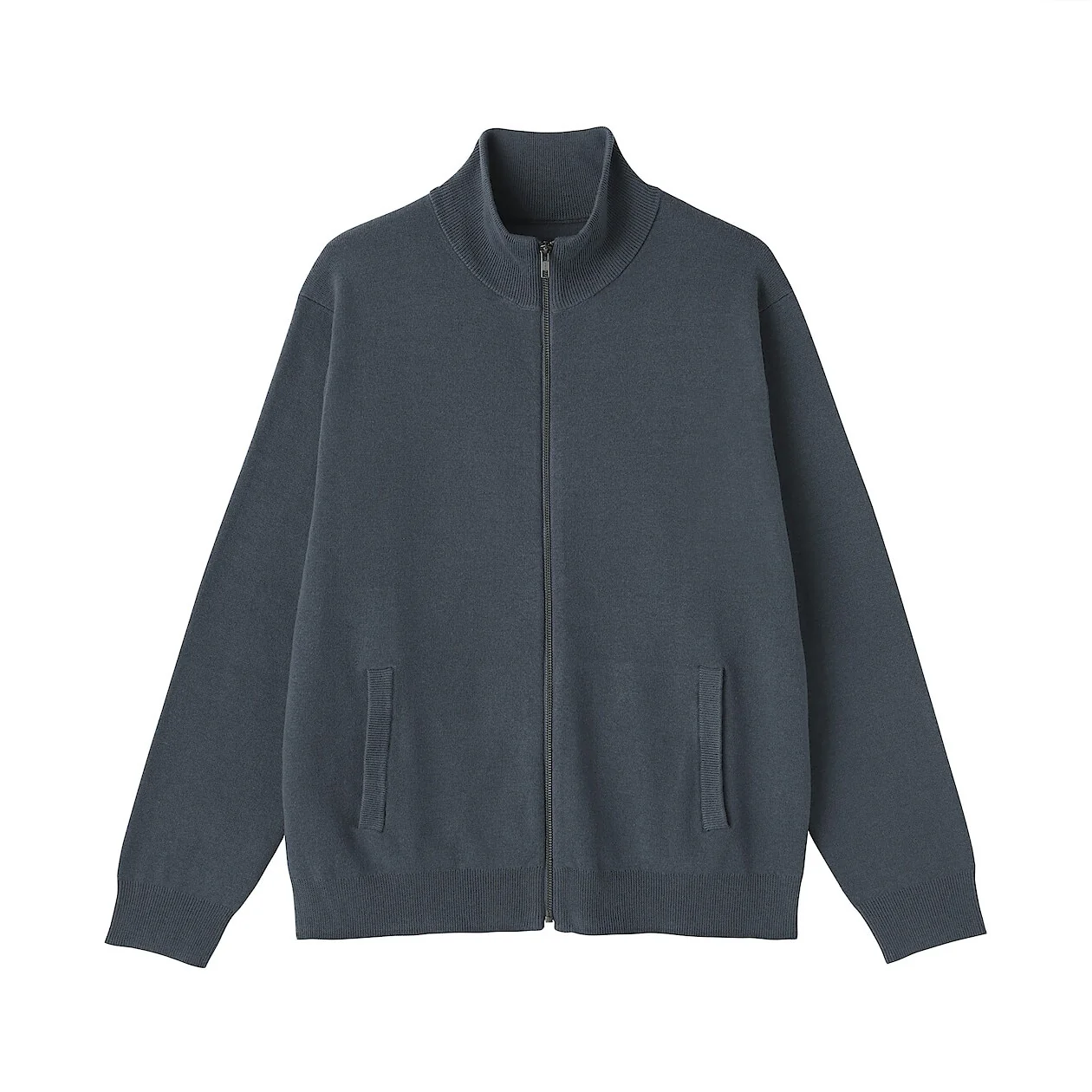 Washable Ribbed Milano Zip-Up Cardigan - Image 4