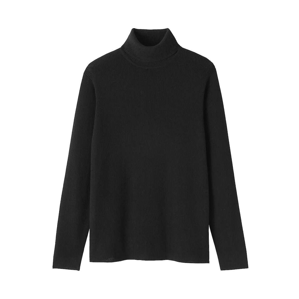Washable Wool Ribbed Turtleneck Sweater - Image 21