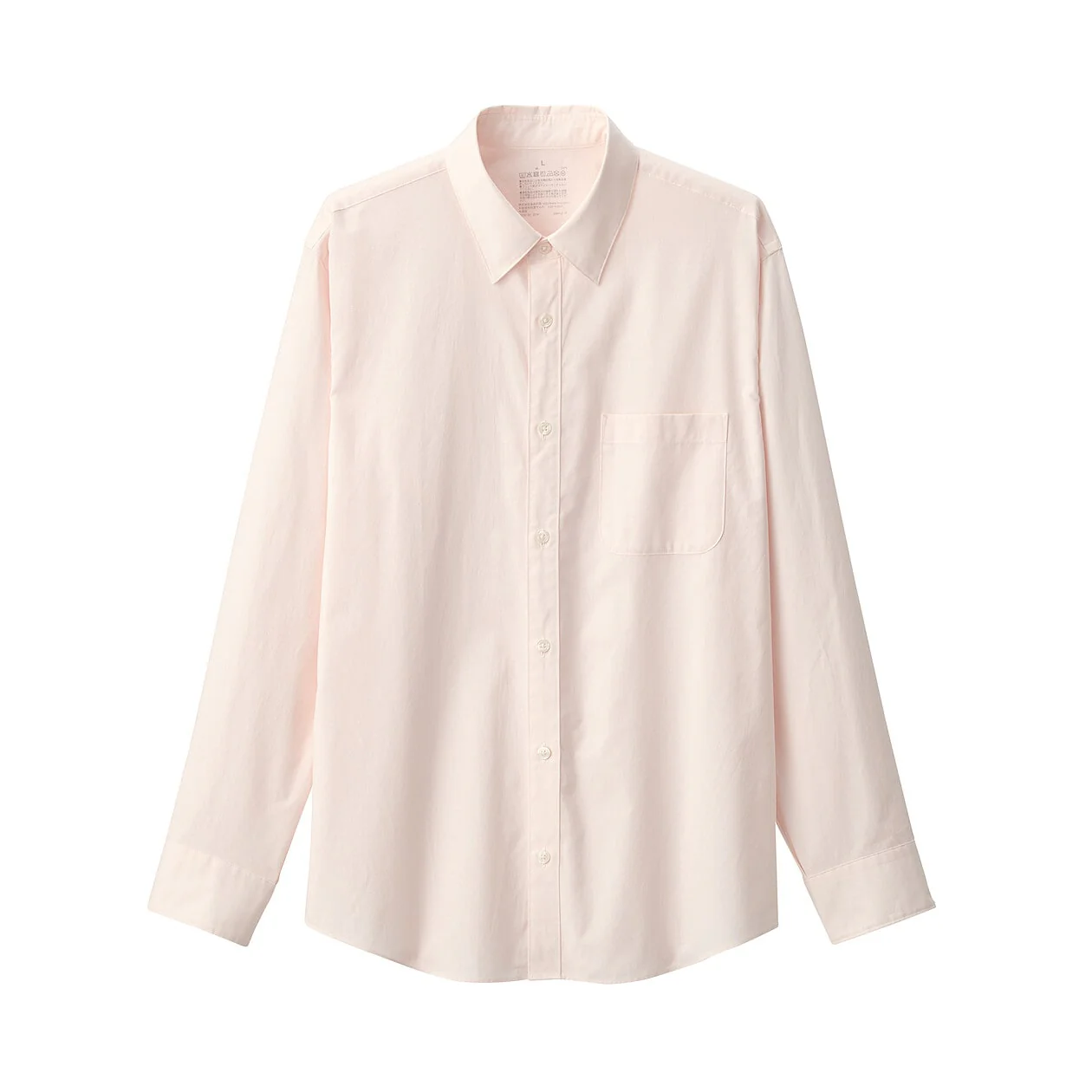 Washed Broadcloth 100% Cotton Long Sleeve Shirt - Image 47