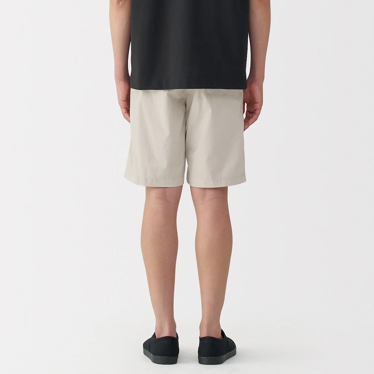 Washed Broadcloth Cotton Shorts - Image 13