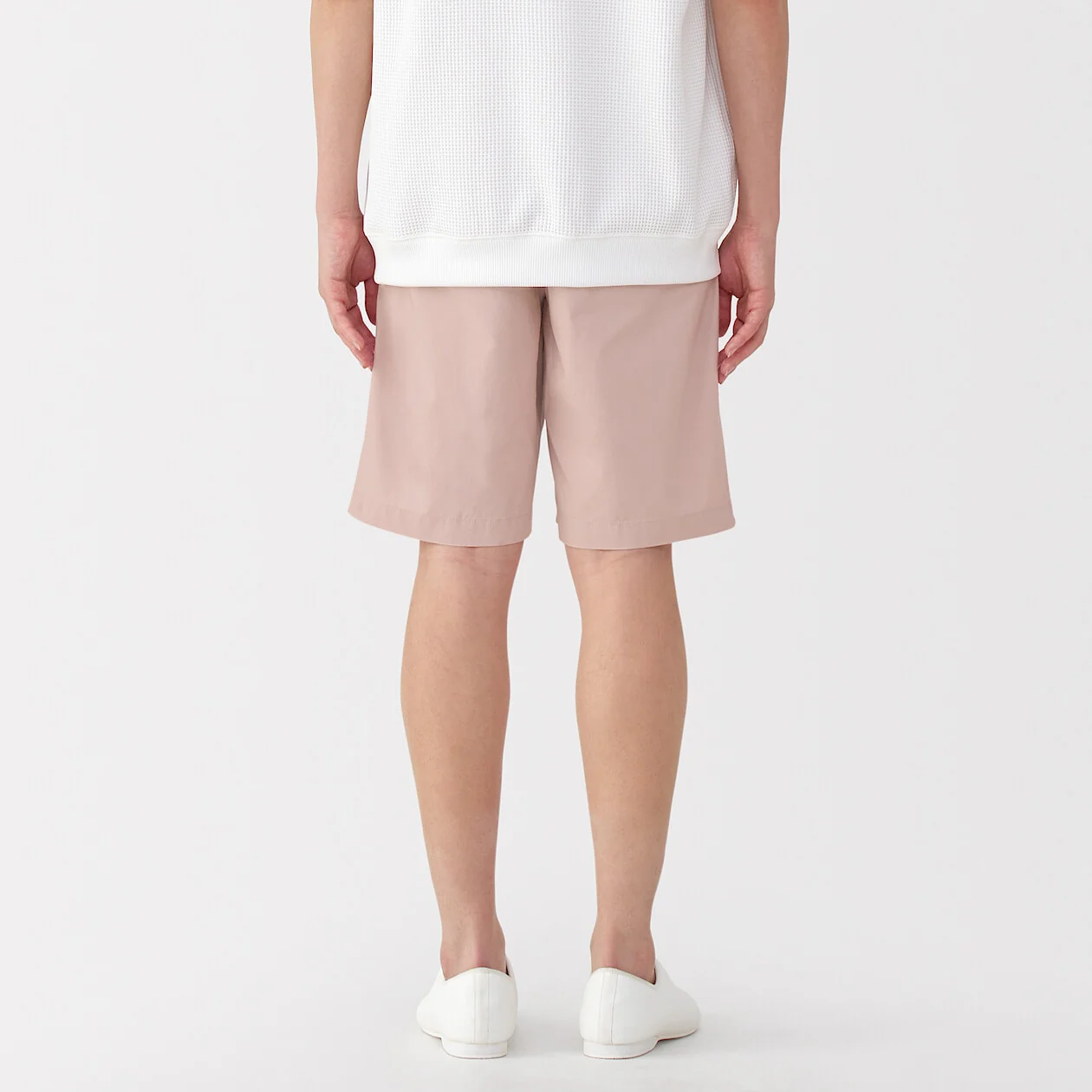 Washed Broadcloth Cotton Shorts - Image 49
