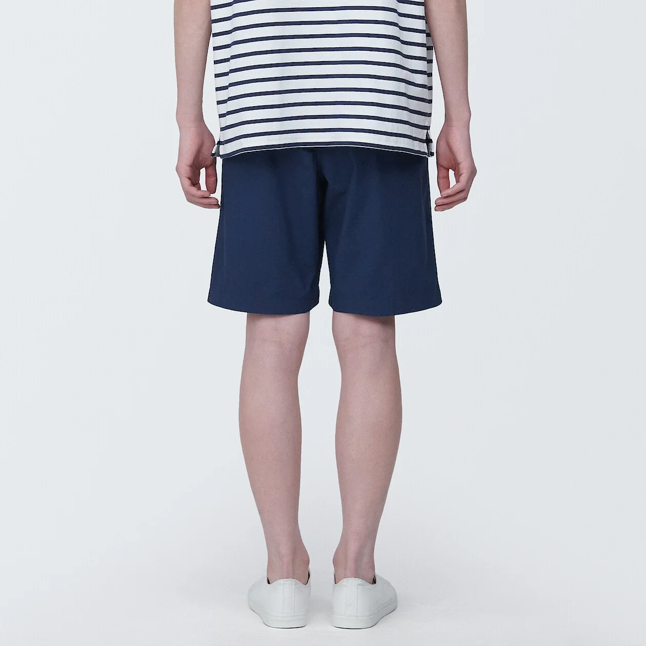 Washed Broadcloth Cotton Shorts - Image 76