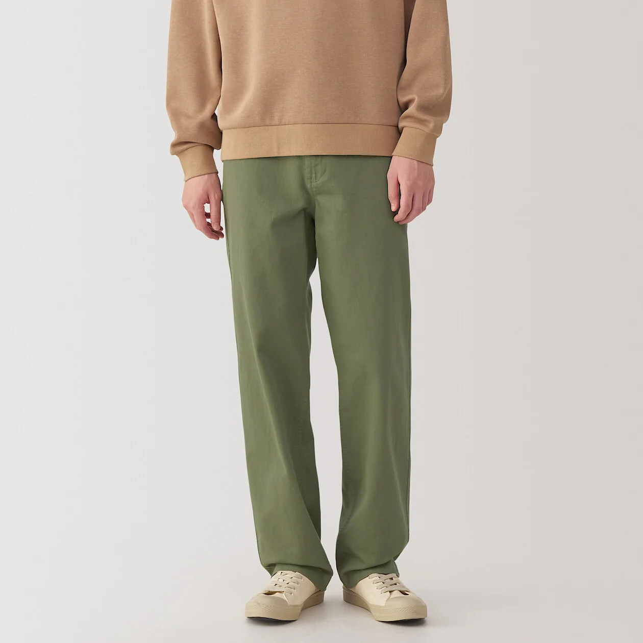 Washed Chino Wide Pants - Image 10