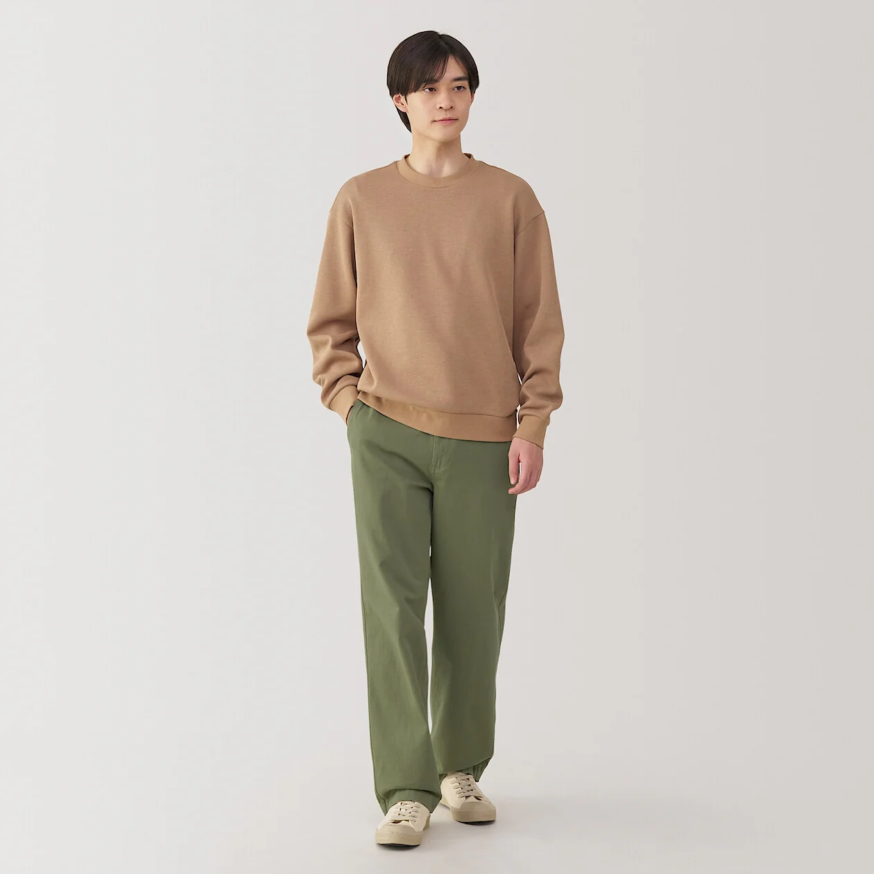 Washed Chino Wide Pants - Image 11