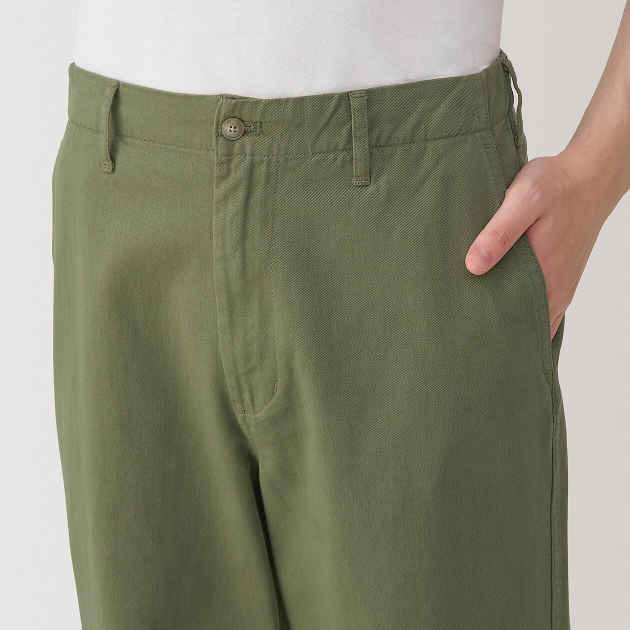Washed Chino Wide Pants - Image 14