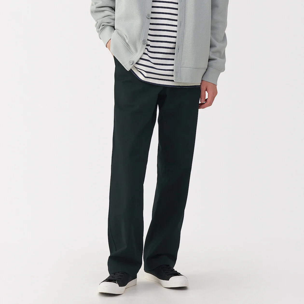 Washed Chino Wide Pants - Image 19