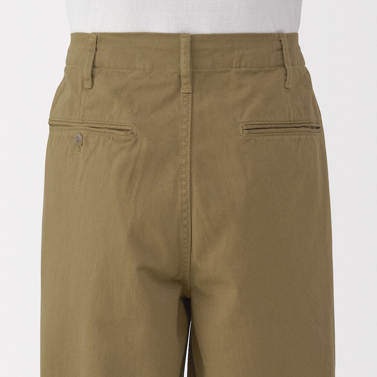 Washed Chino Wide Pants - Image 6