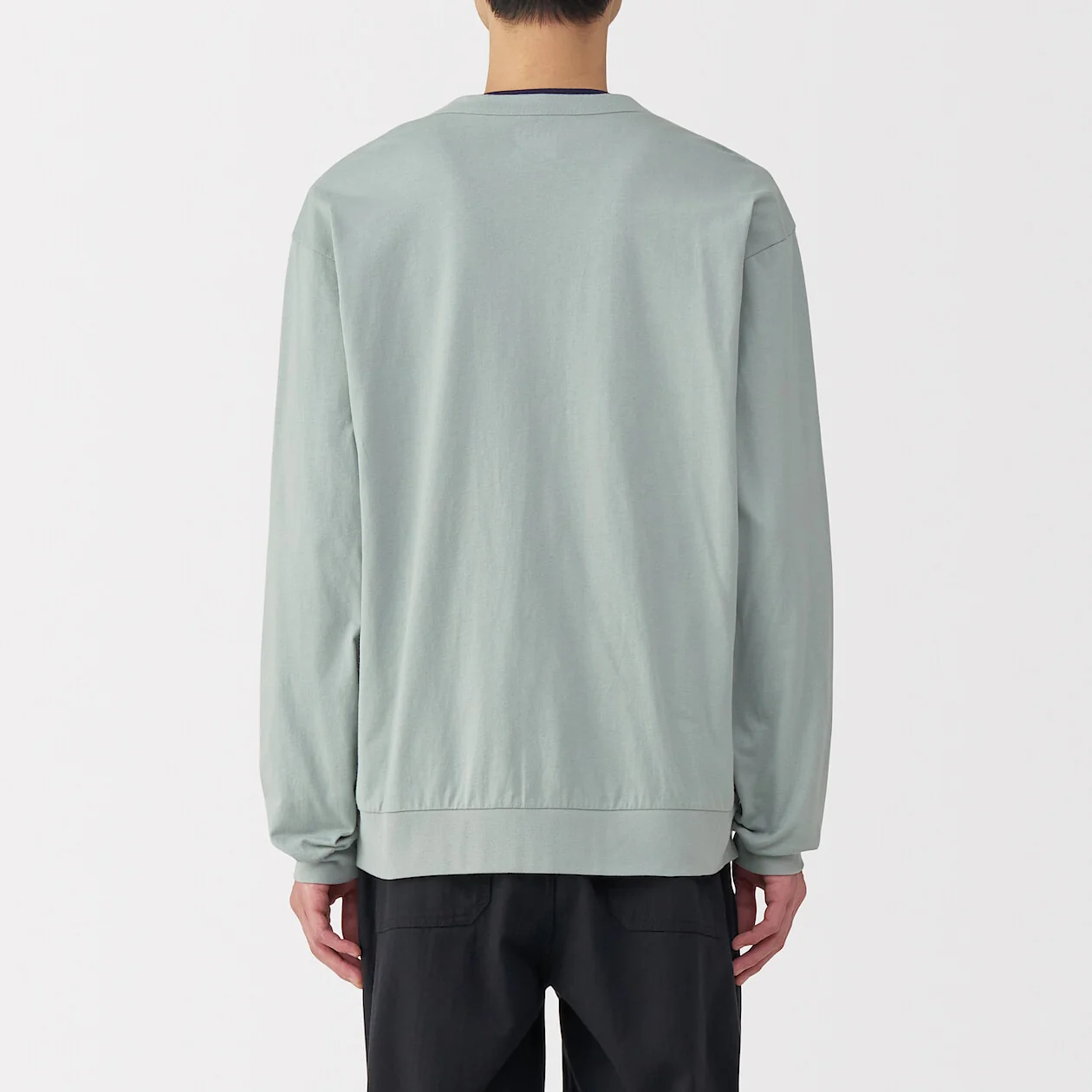 Washed Cotton Jersey V-Neck Cardigan - Image 20