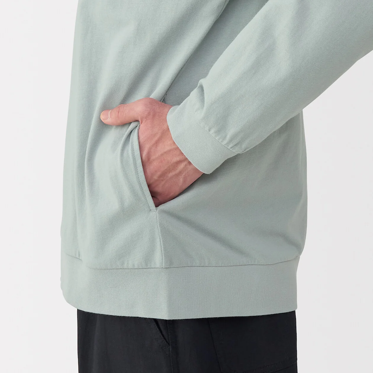 Washed Cotton Jersey V-Neck Cardigan - Image 22