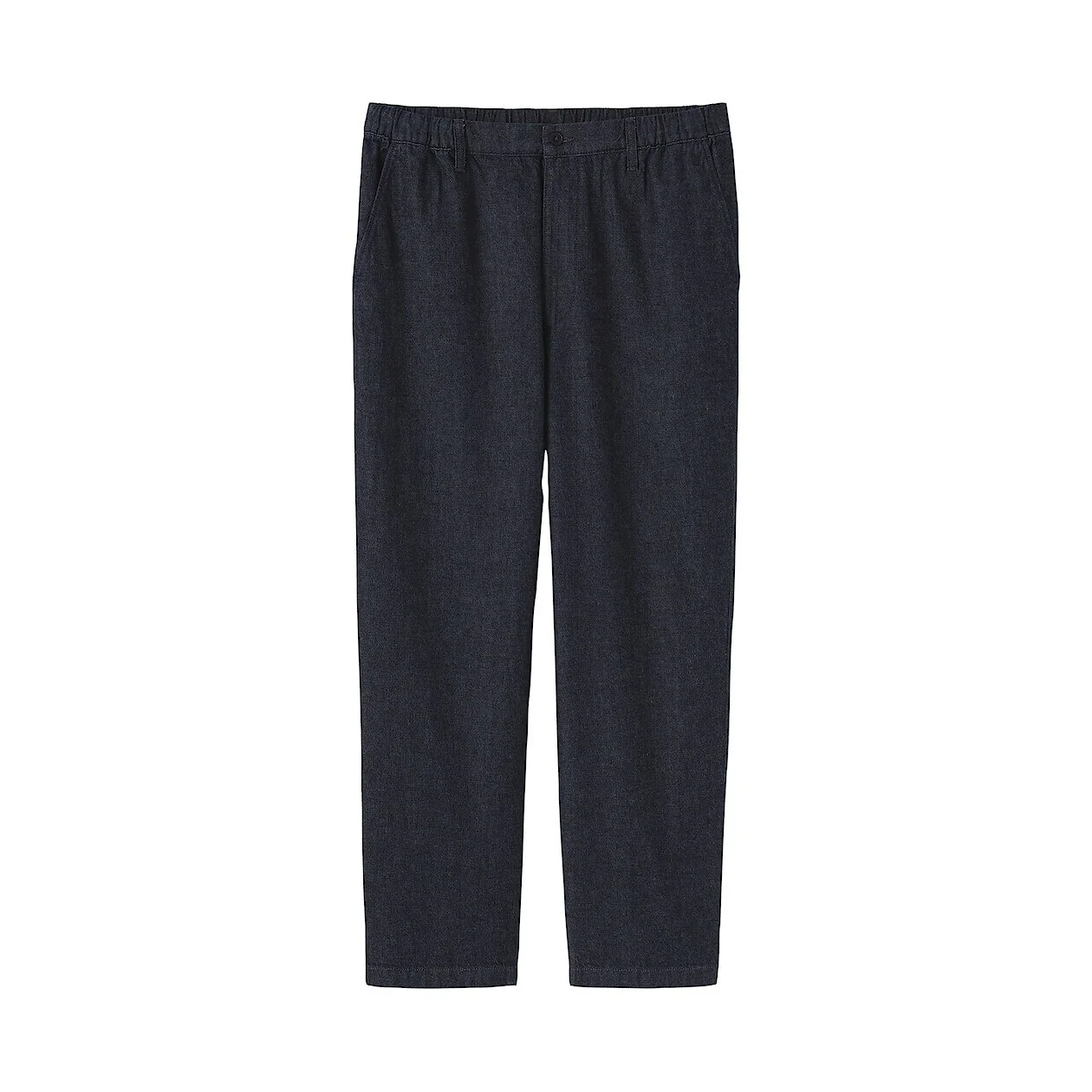 Washed Denim Easy Pants - Image 27