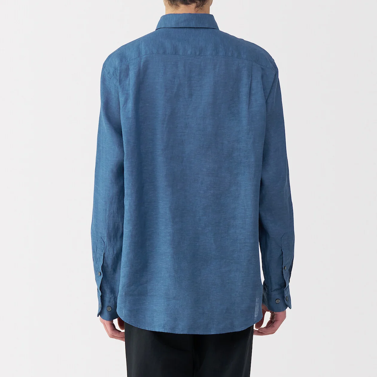 Washed Linen Long Sleeve Shirt - Image 28