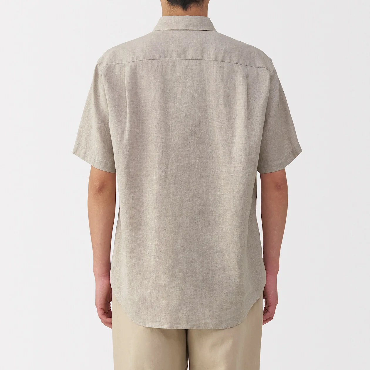 Washed 100% French Linen Short Sleeve Shirt - Image 20