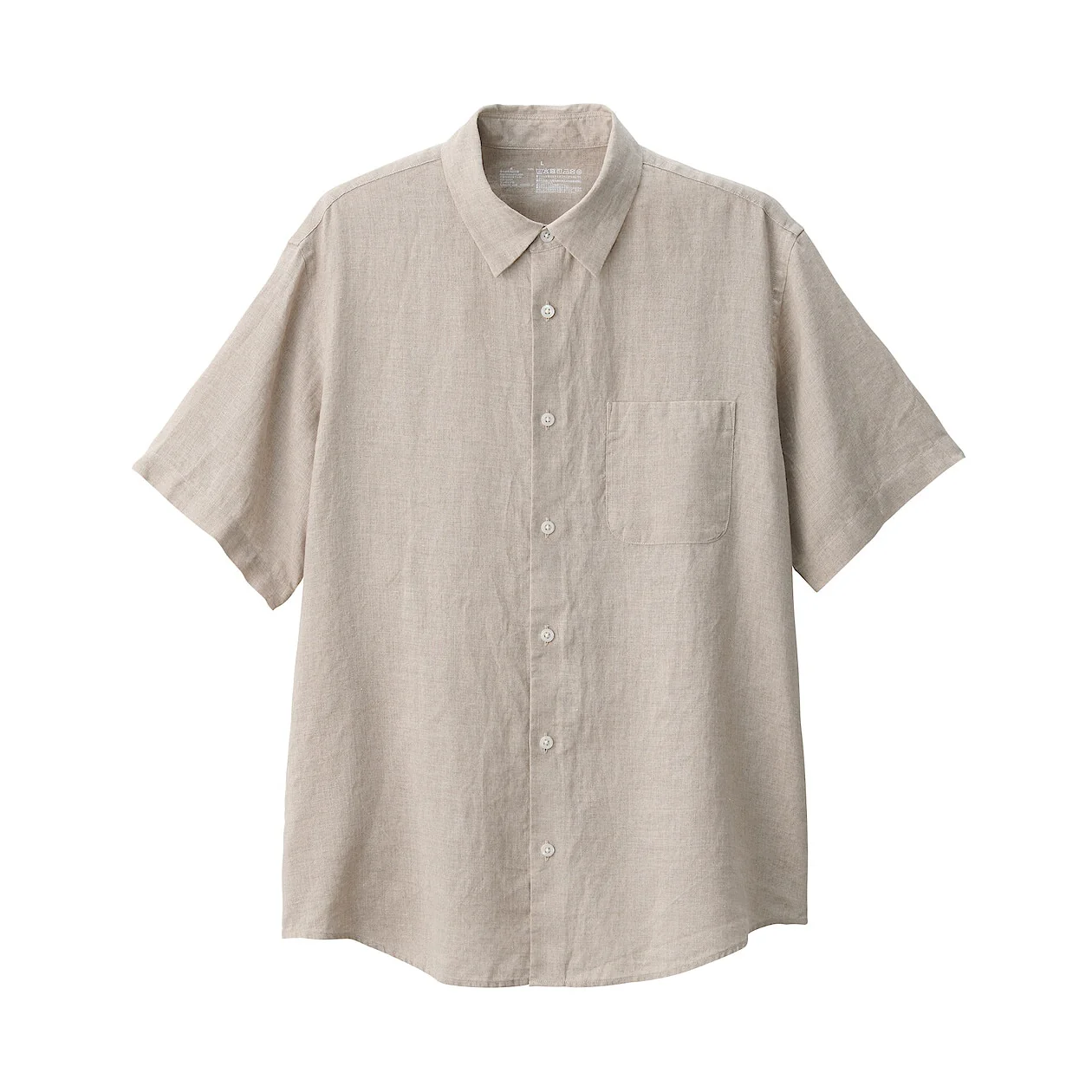 Washed 100% French Linen Short Sleeve Shirt - Image 23