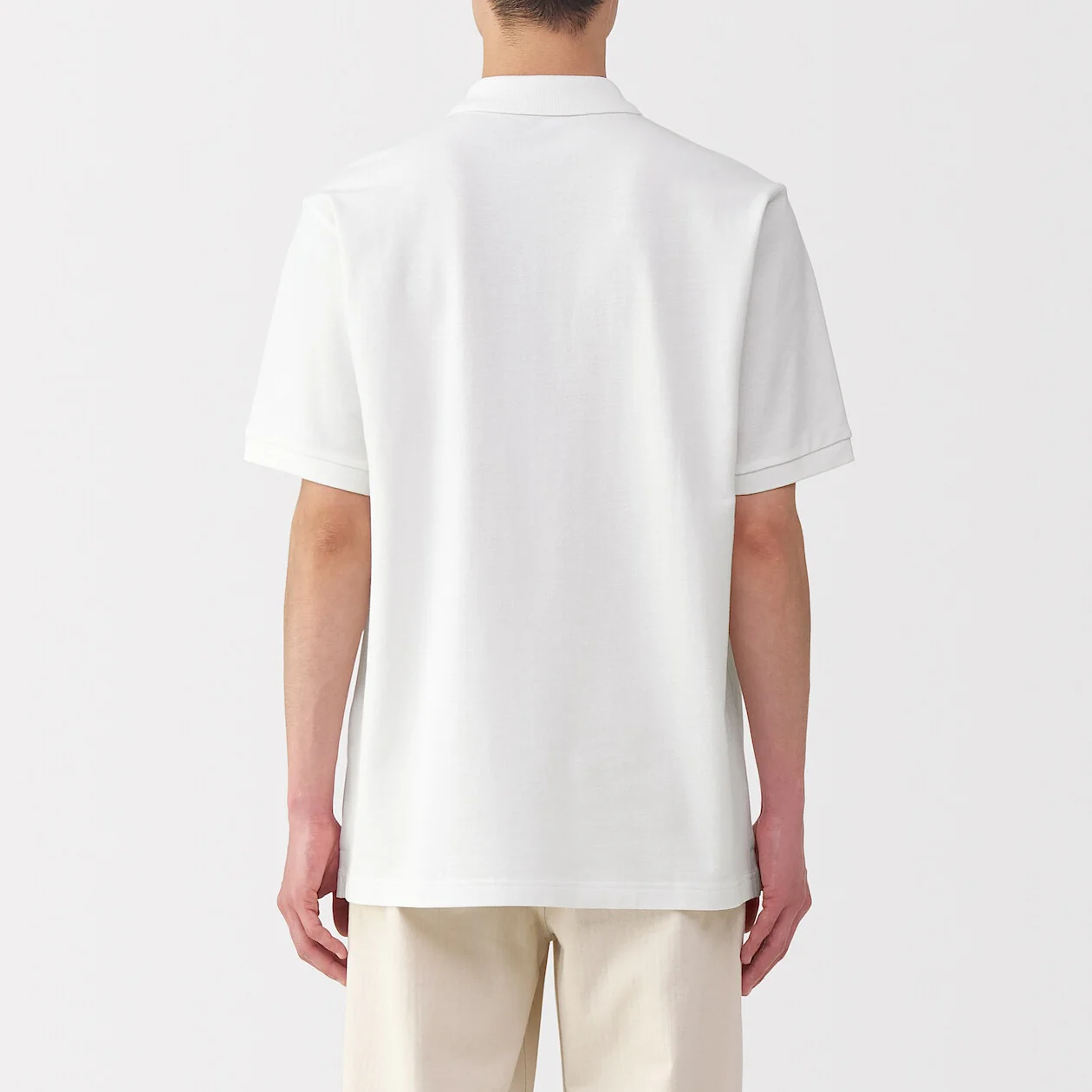 Washed Pique Short Sleeve Polo Shirt - Image 12