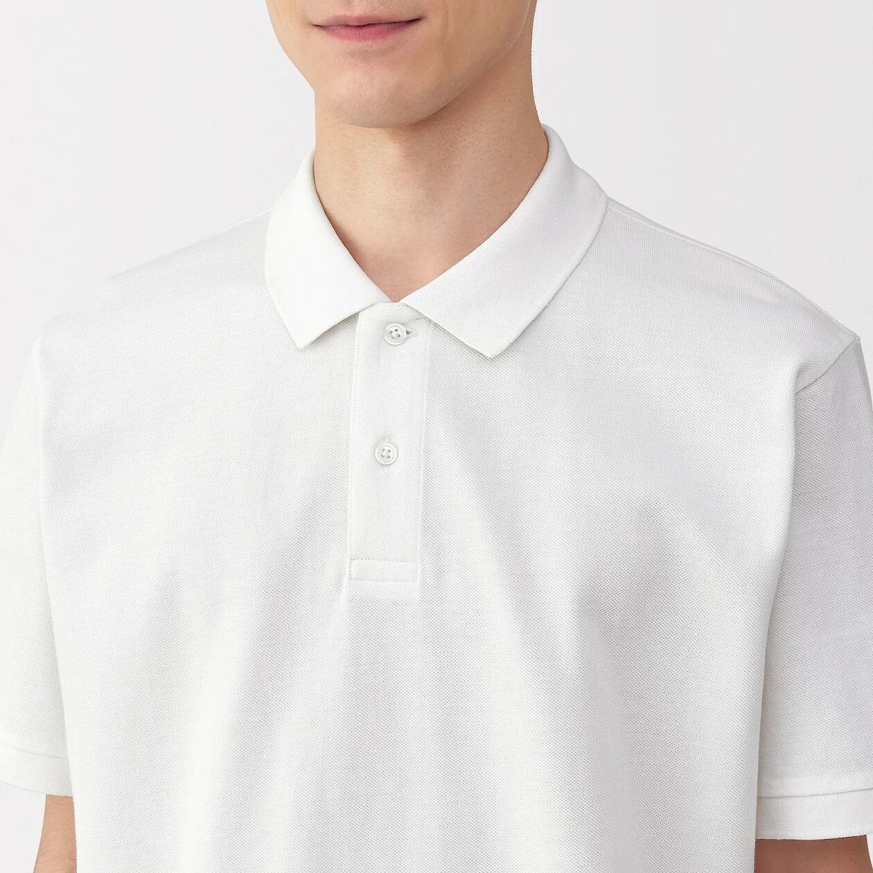 Washed Pique Short Sleeve Polo Shirt - Image 13