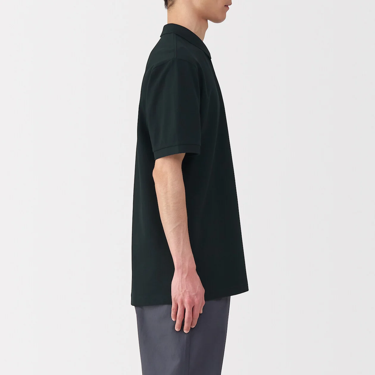 Washed Pique Short Sleeve Polo Shirt - Image 27