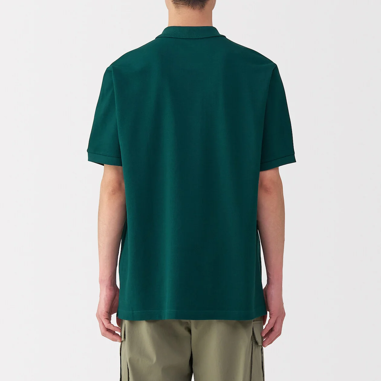 Washed Pique Short Sleeve Polo Shirt - Image 4