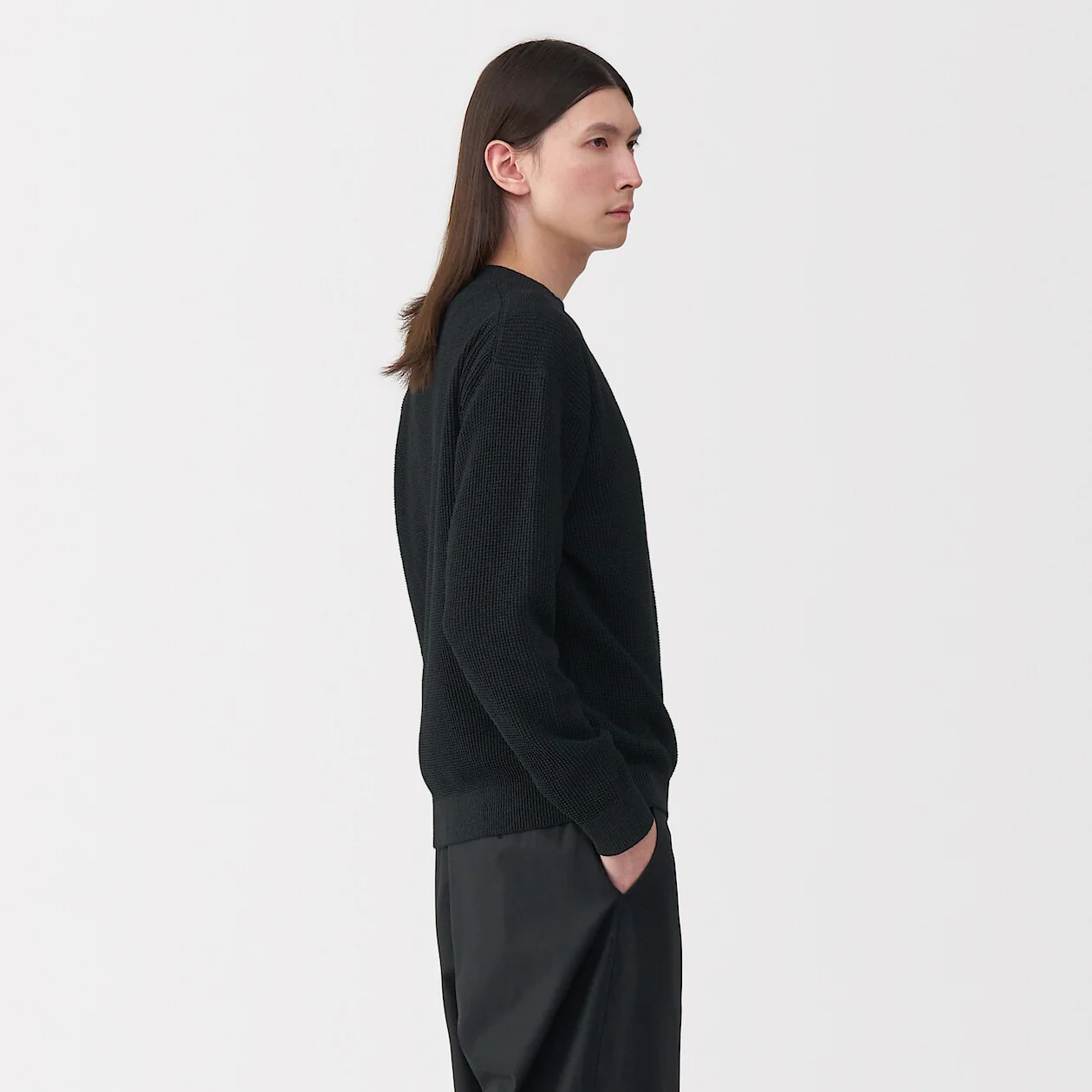 MUJI Labo Washi Blend Knit Pullover - Image 10