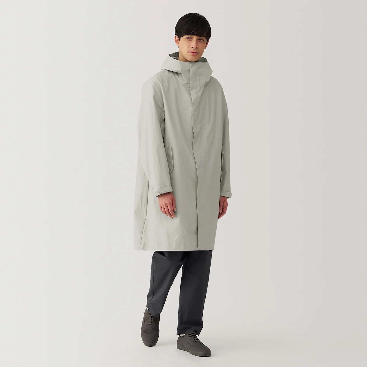 Water Repellent Hooded Coat - Image 13