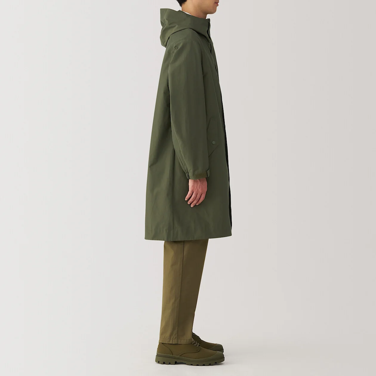 Water Repellent Hooded Coat - Image 25