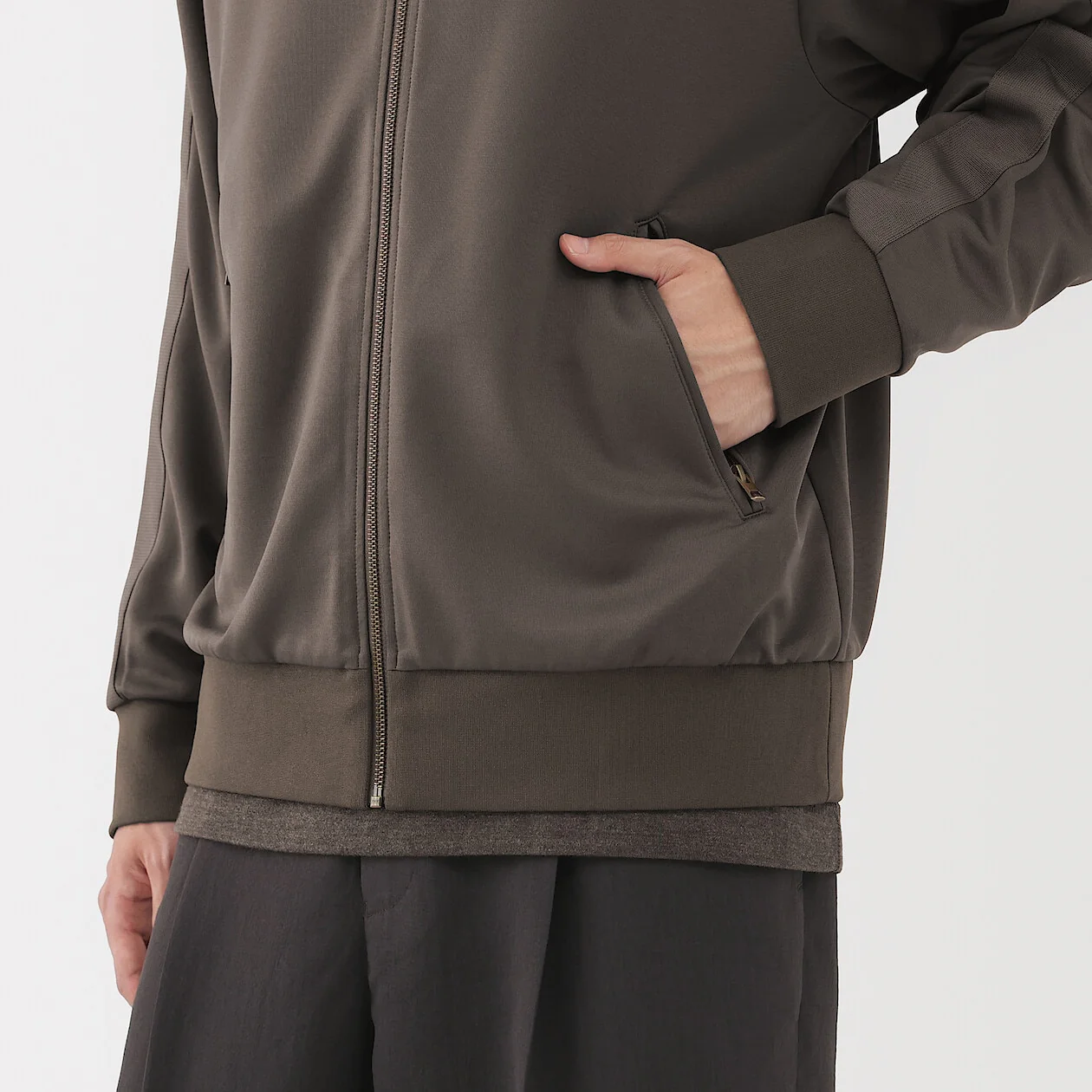 Recycled Polyester Zip-Up Track Jacket - Image 6