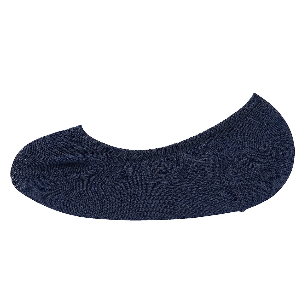 Non-Slip Wide Fit Cotton Blend No-Show Socks - Image 11