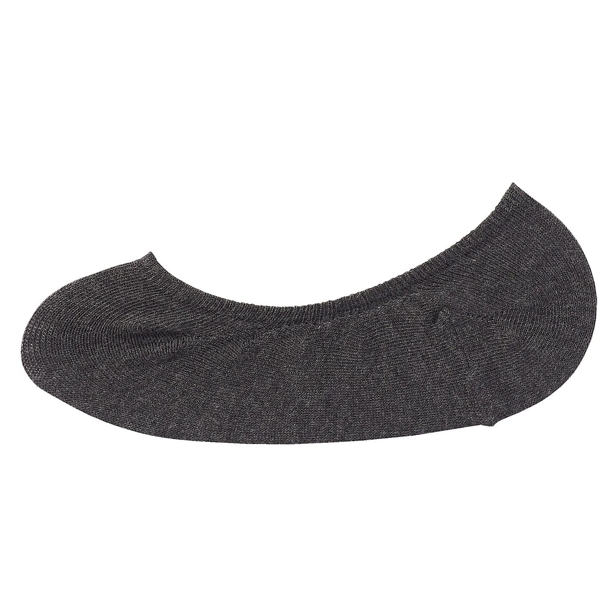 Non-Slip Wide Fit Cotton Blend No-Show Socks - Image 2