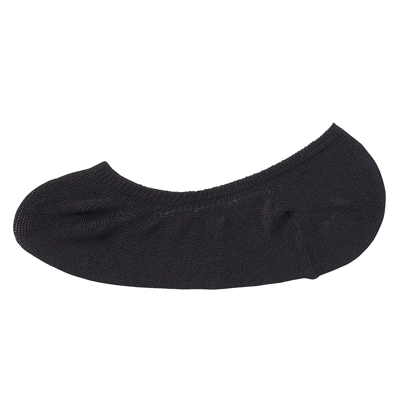 Non-Slip Wide Fit Cotton Blend No-Show Socks - Image 6