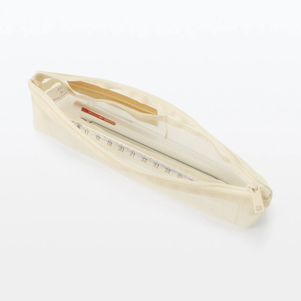 Nylon Mesh Pencil Case With Gusset - Shallow - Image 7