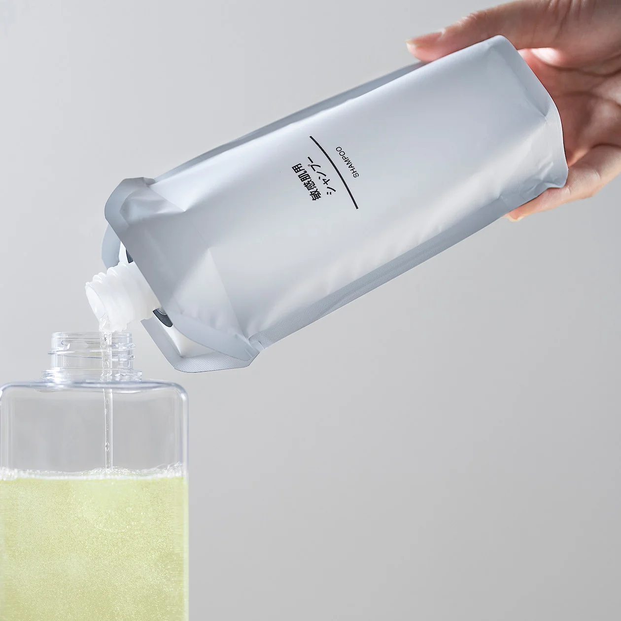 PET Pump Refill Bottle - Clear (400ml) - Image 3