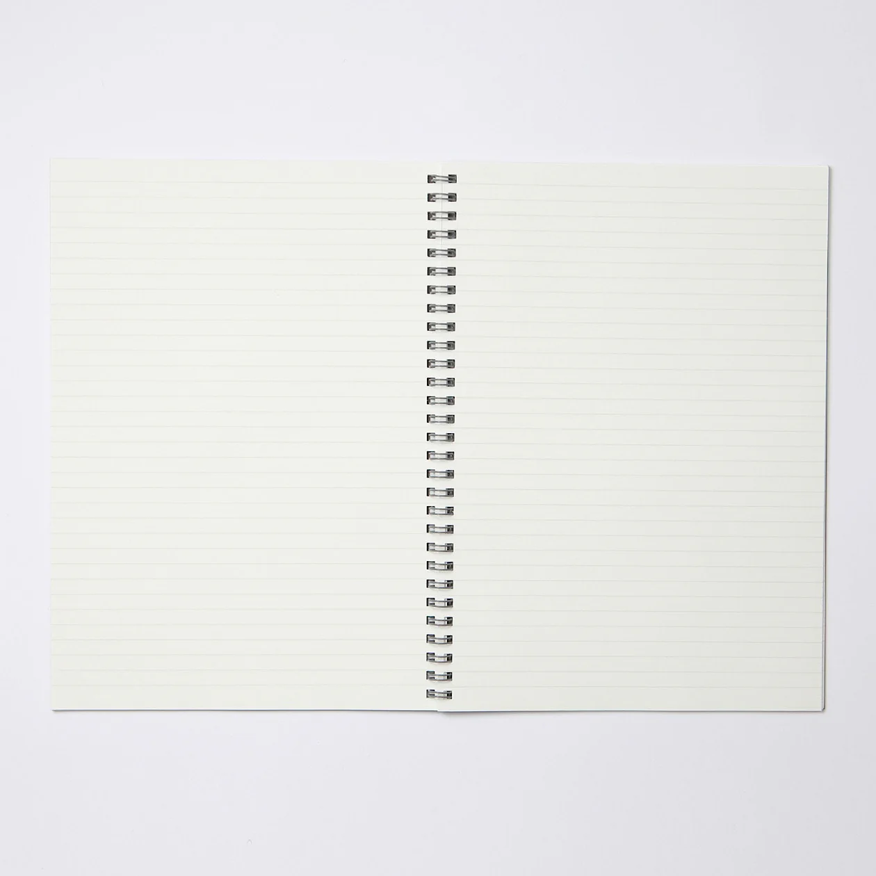 Recycled Double Ring Notebook - B5 Grey - Image 2