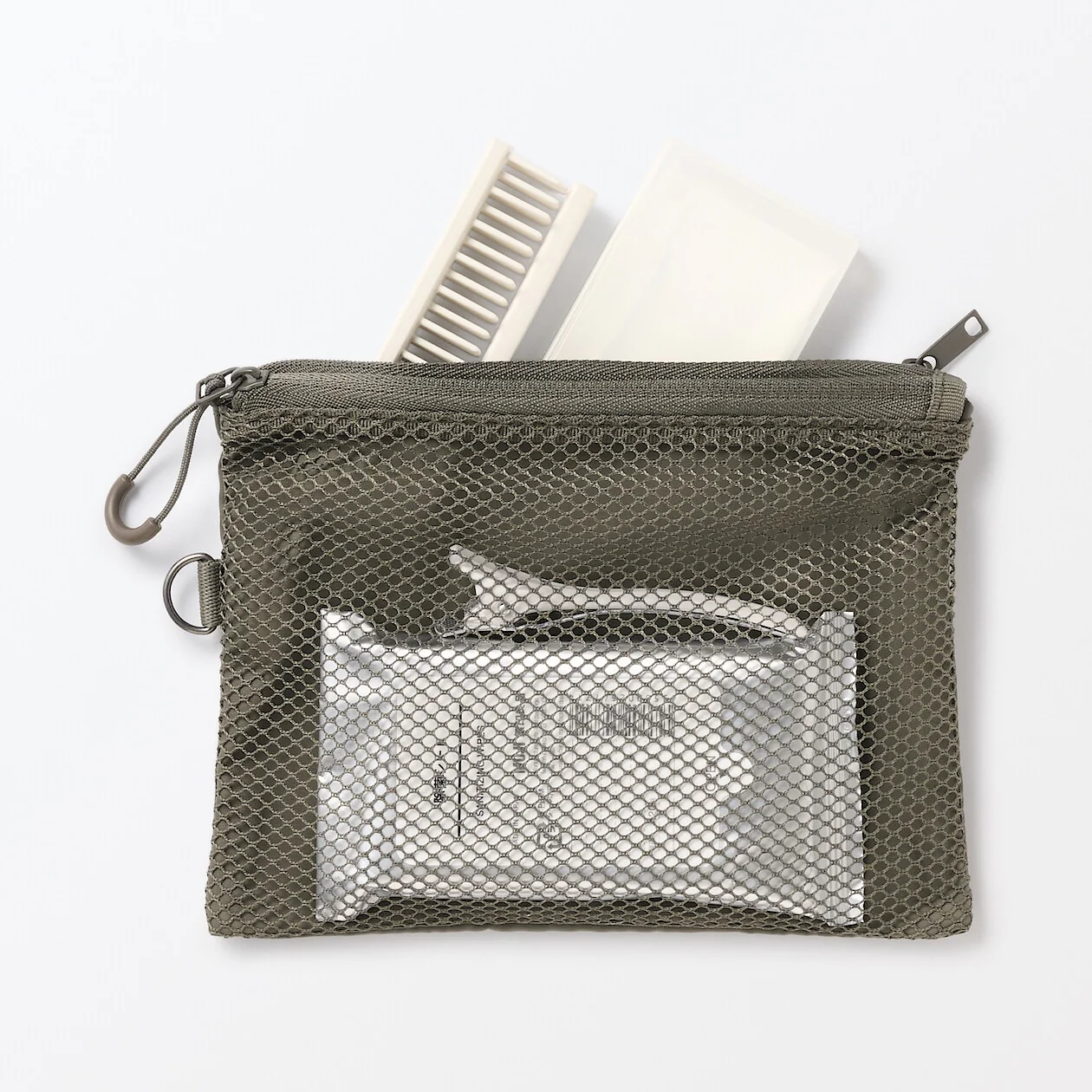 Compact Two-Zipper Travel Pouch - Image 11