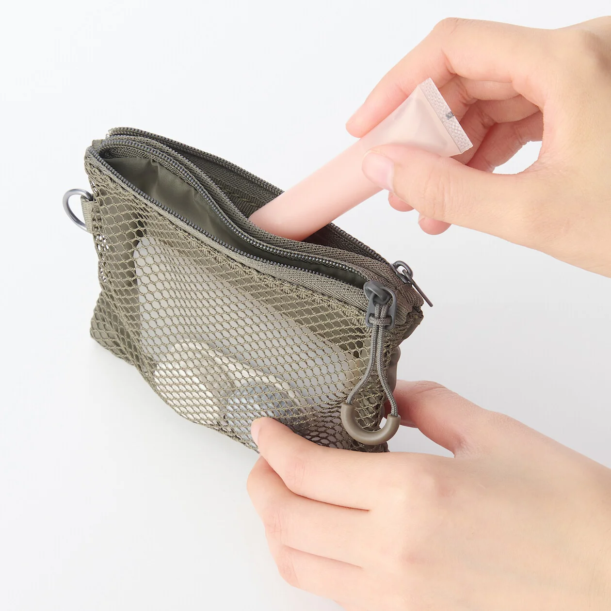 Compact Two-Zipper Travel Pouch - Image 4