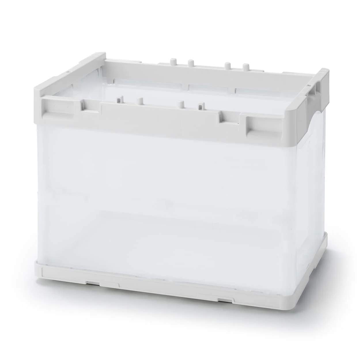 Polypropylene Folding Storage Container with Window - 20L - Image 2