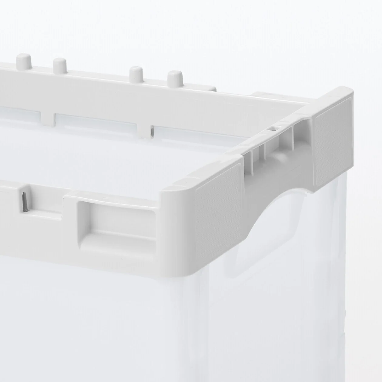 Polypropylene Folding Storage Container with Window - 20L - Image 6