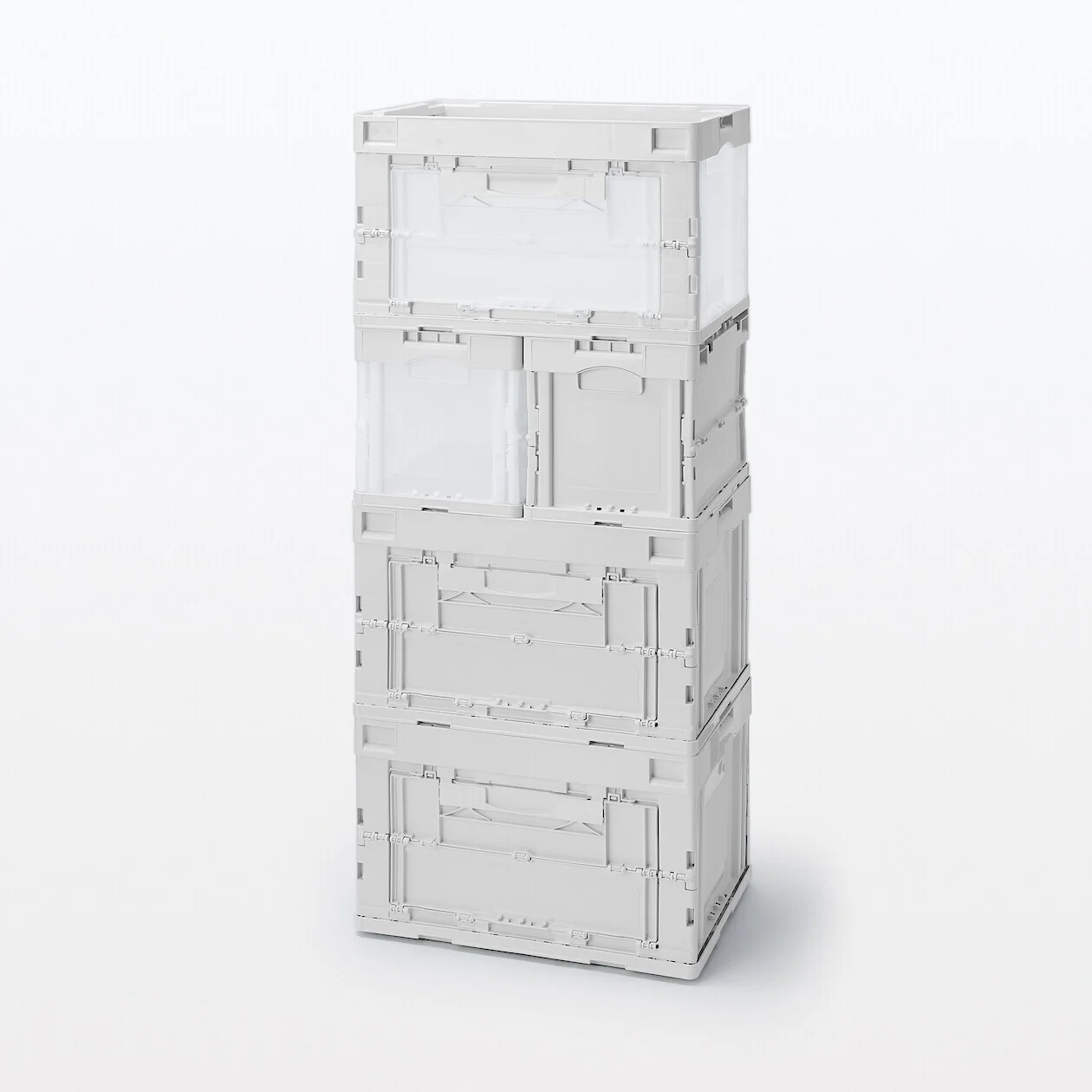 Polypropylene Folding Storage Container with Window - 20L - Image 8