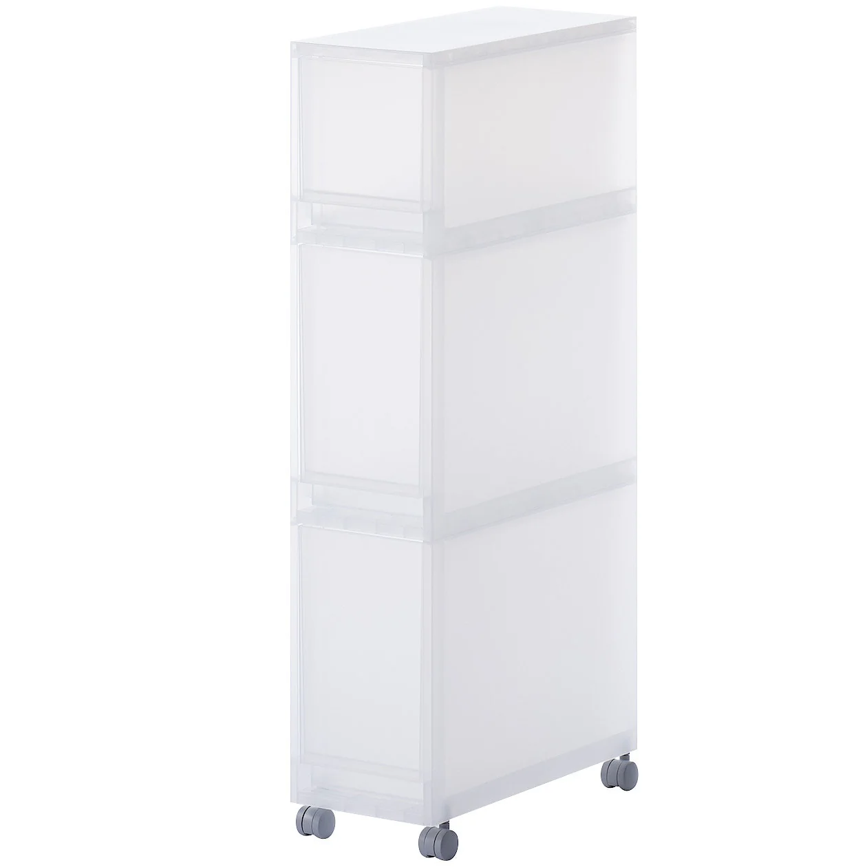 Polypropylene Multisize Shelf with Caster (3 Tier) - Image 3