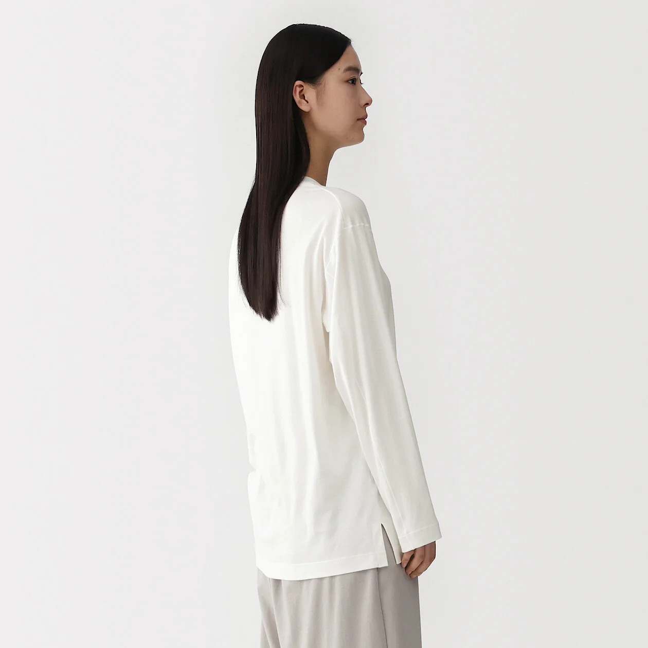 Smooth Jersey Long Sleeve Pullover - Image 6