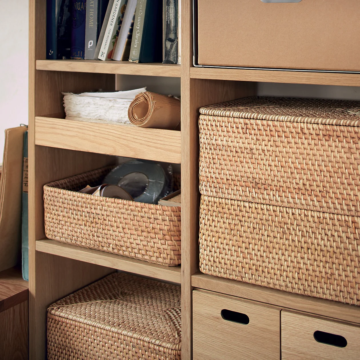 Stackable Rattan Basket - Rectangular - Image 2