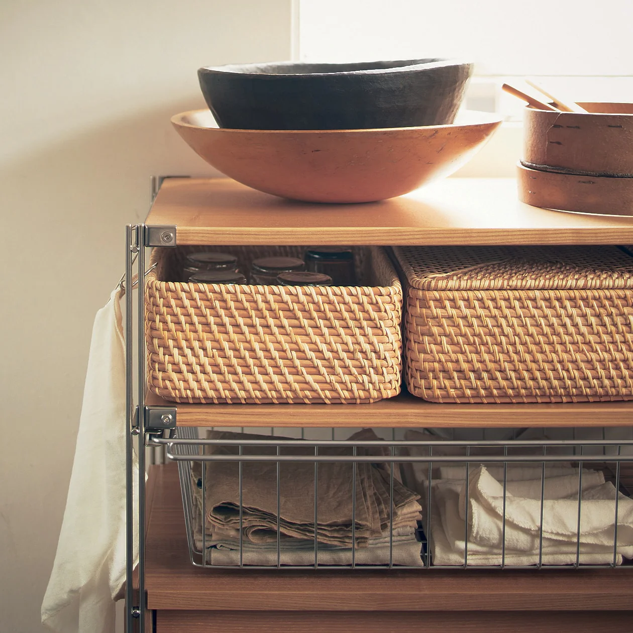 Stackable Rattan Basket - Rectangular - Image 4