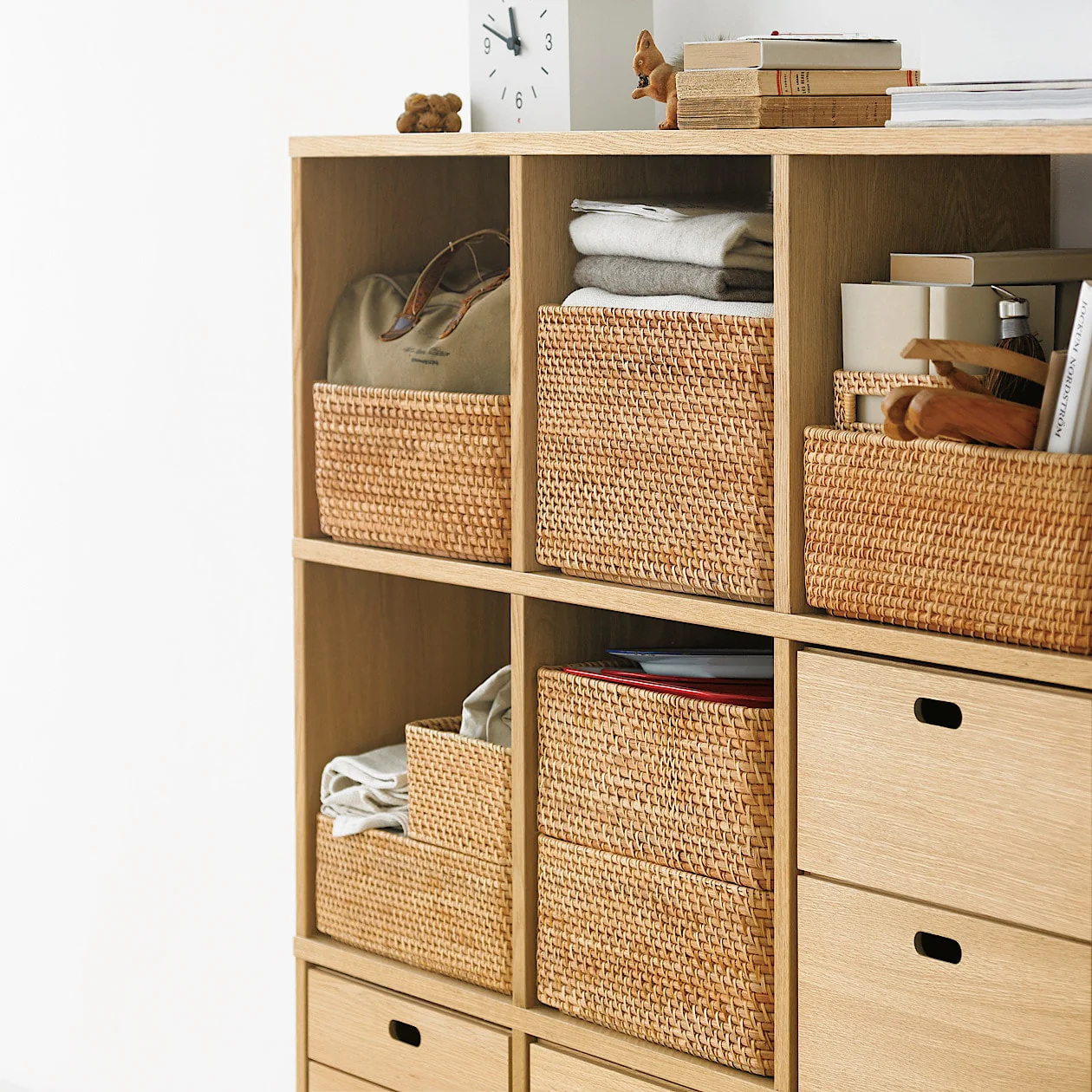 Stackable Rattan Basket - Rectangular - Image 8