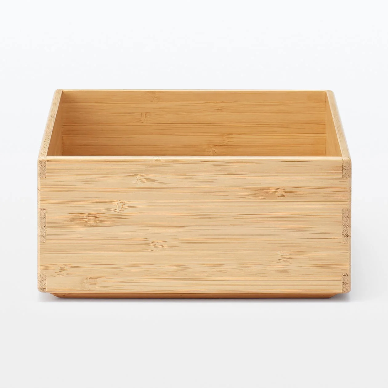Stackable Rectangular Bamboo Box - 1/2 Small - Image 3