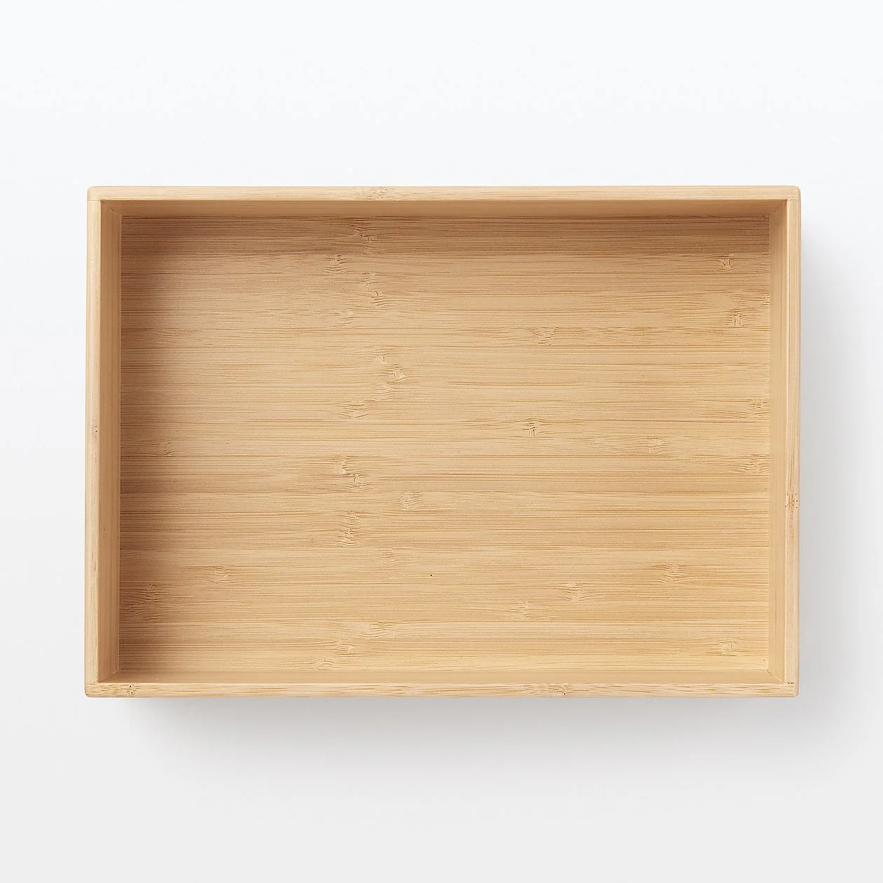 Stackable Rectangular Bamboo Box - 1/2 Small - Image 4