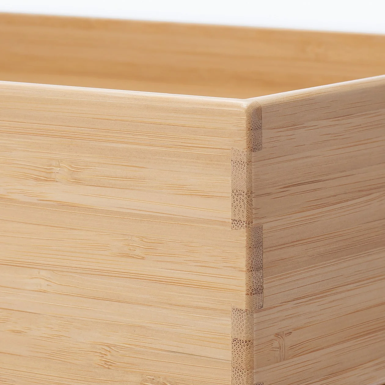 Stackable Rectangular Bamboo Box - 1/2 Small - Image 5